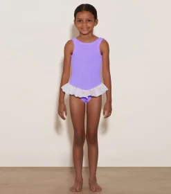 Hunza G Baby 2-6 Yrs-Baby Denise Swim - Lilac