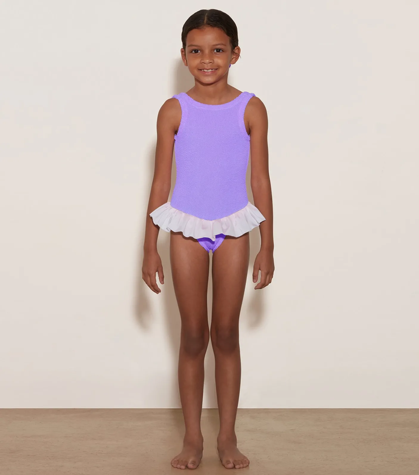 Hunza G Baby 2-6 Yrs-Baby Denise Swim - Lilac