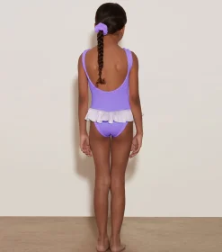 Hunza G Baby 2-6 Yrs-Baby Denise Swim - Lilac