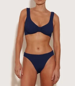 Hunza G Bikini Sets|Bralette-Bonnie Bikini - Navy