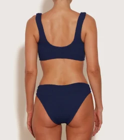 Hunza G Bikini Sets|Bralette-Bonnie Bikini - Navy