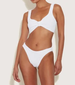 Hunza G Bikini Sets|Bralette-Bonnie Bikini - White
