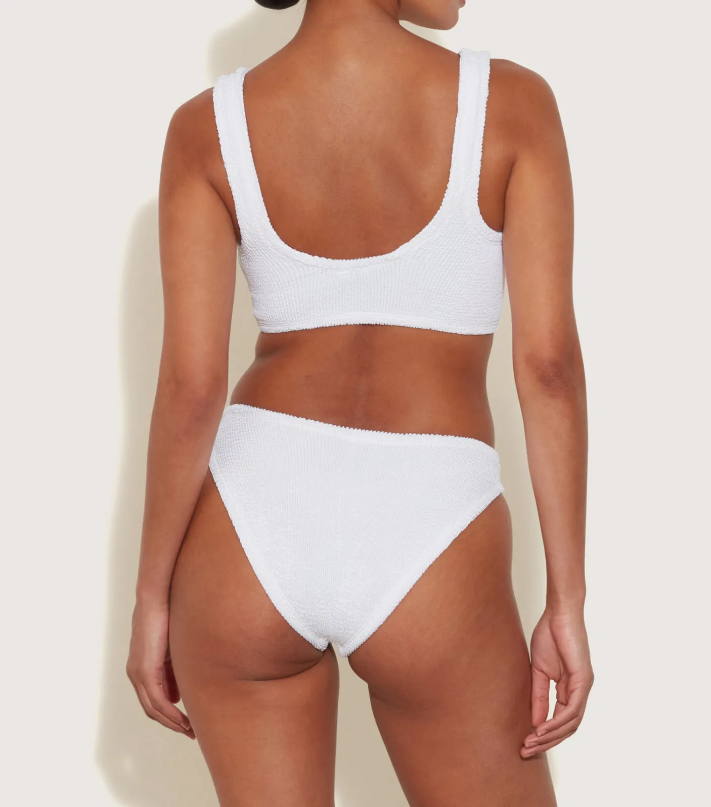 Hunza G Bikini Sets|Bralette-Bonnie Bikini - White