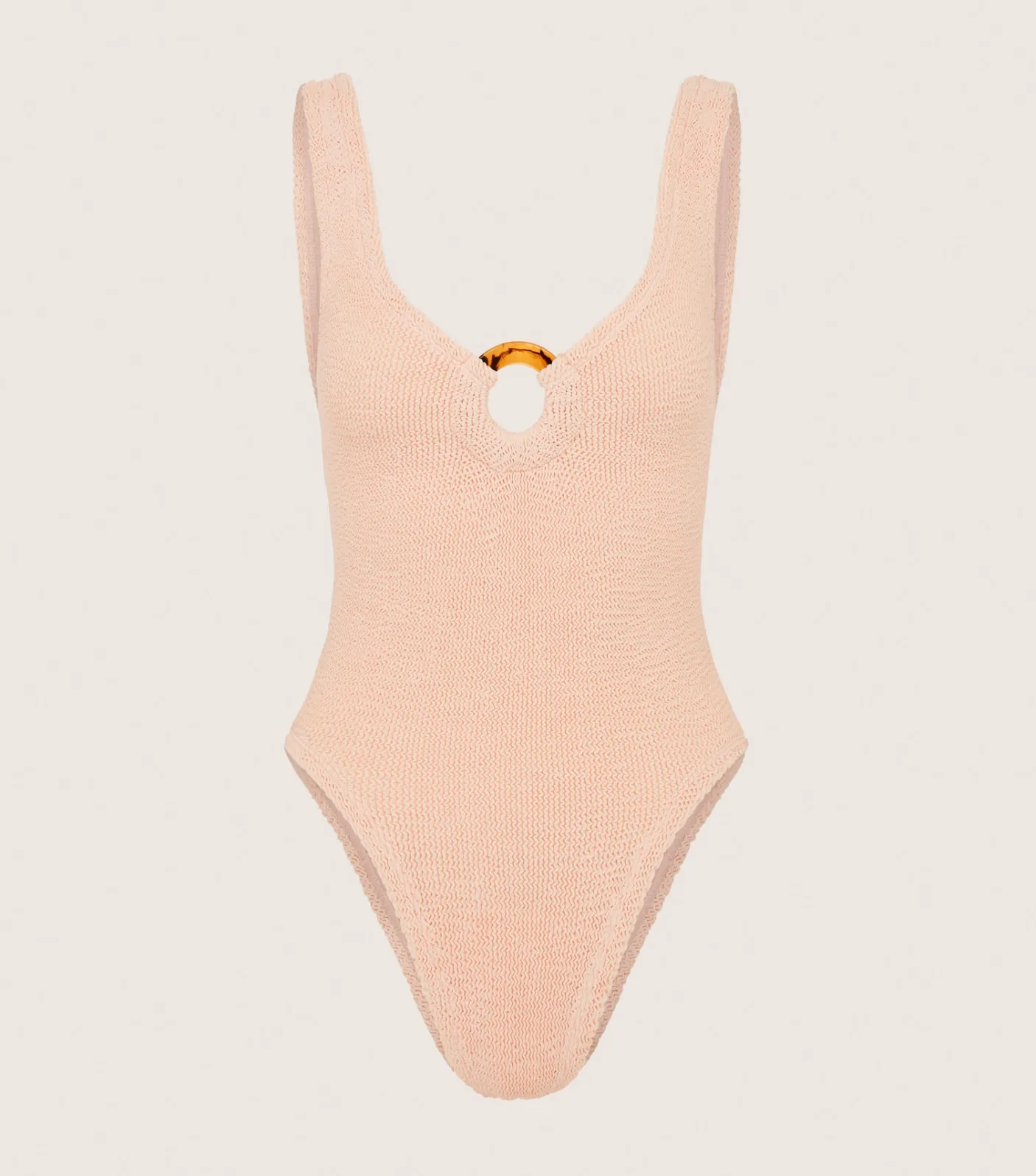 Hunza G V Neck-Celine Swim - Blush