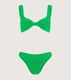 Hunza G Bikini Sets|Bralette-Coverage Juno Bikini - Emerald