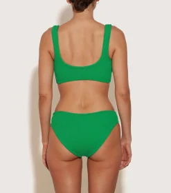 Hunza G Bikini Sets|Bralette-Coverage Juno Bikini - Emerald