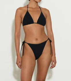Hunza G Triangle|Bikini Sets-Gina Bikini - Black