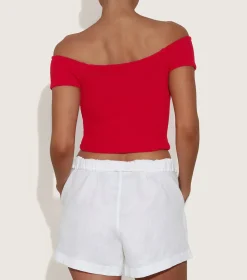 Hunza G Shirts And Tops-Grace Top - Red