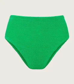Hunza G Separates|High-Waisted-High Waist Bikini Bottom - Emerald