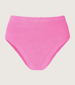 Hunza G Separates|High-Waisted-High Waist Bikini Bottom - Bubblegum