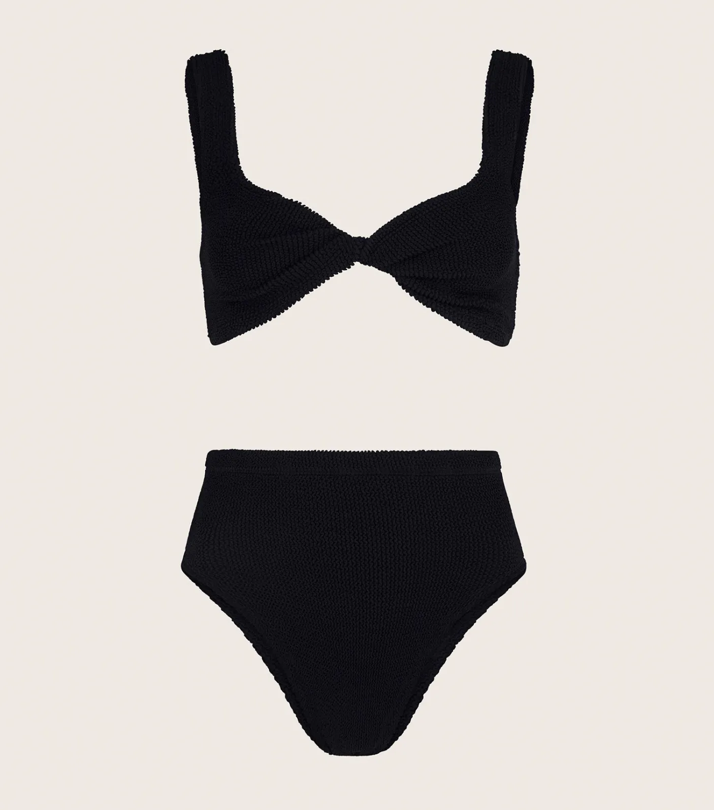 Hunza G Bikini Sets|Bralette-Jamie Bikini - Black