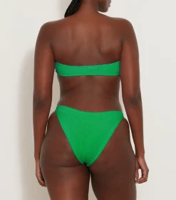 Hunza G Bikini Sets|Bandeau-Jean Bikini - Emerald