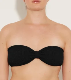 Hunza G Separates-Jean Bikini Top - Black