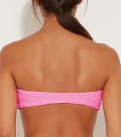 Hunza G Separates-Jean Bikini Top - Bubblegum