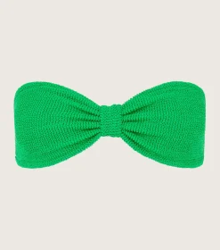Hunza G Separates|Bandeau-Jean Bikini Top - Emerald