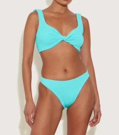 Hunza G Bikini Sets|Bralette-Juno Bikini - Aqua