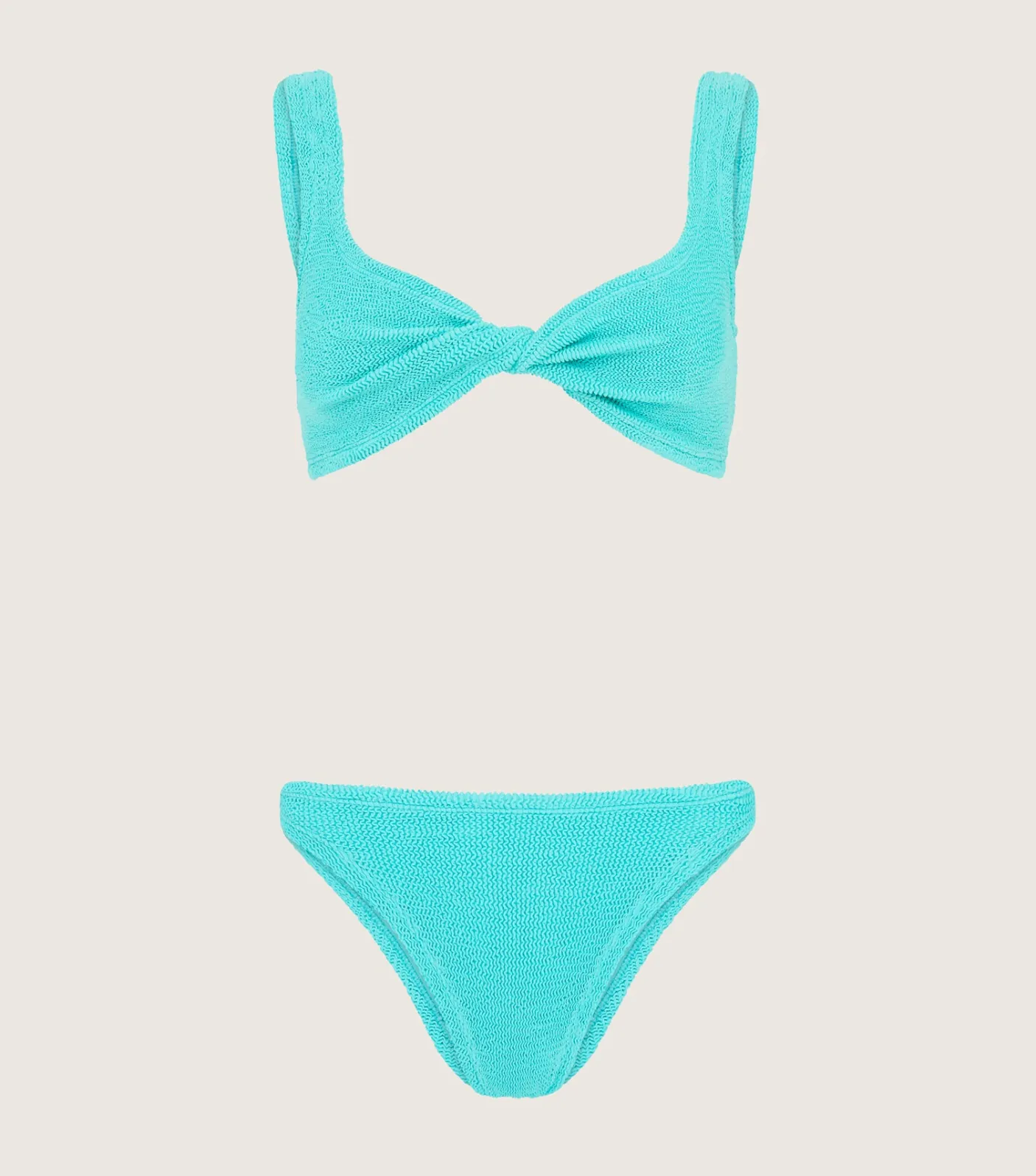 Hunza G Bikini Sets|Bralette-Juno Bikini - Aqua