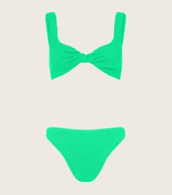 Hunza G Bikini Sets|Bralette-Juno Bikini - Lime