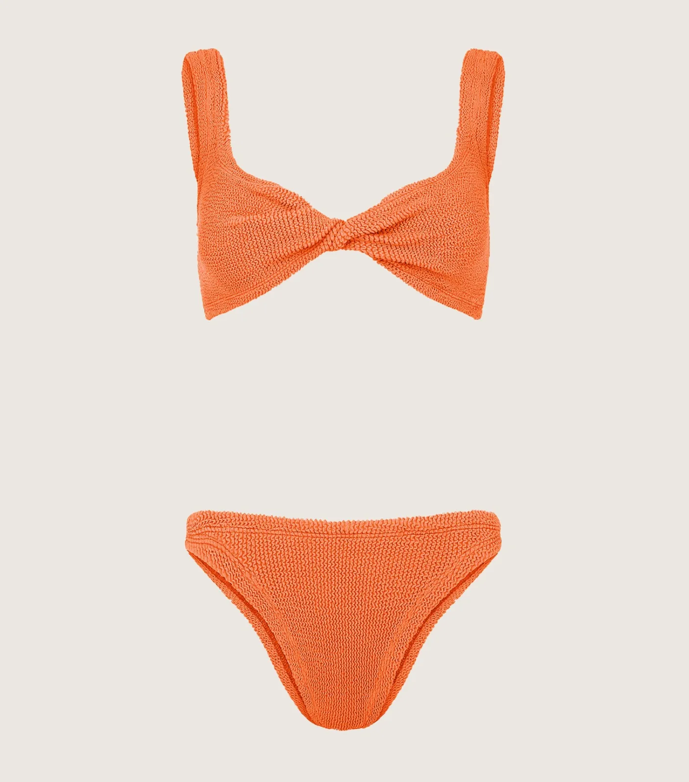 Hunza G Bikini Sets|Bralette-Juno Bikini - Orange