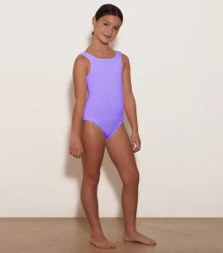Hunza G Kids - 7-12 Yrs-Kids Alva Swim - Lilac