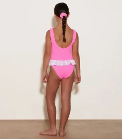 Hunza G Kids - 7-12 Yrs-Kids Denise Swim - Bubblegum