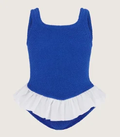 Hunza G Kids - 7-12 Yrs-Kids Denise Swim - Royal Blue