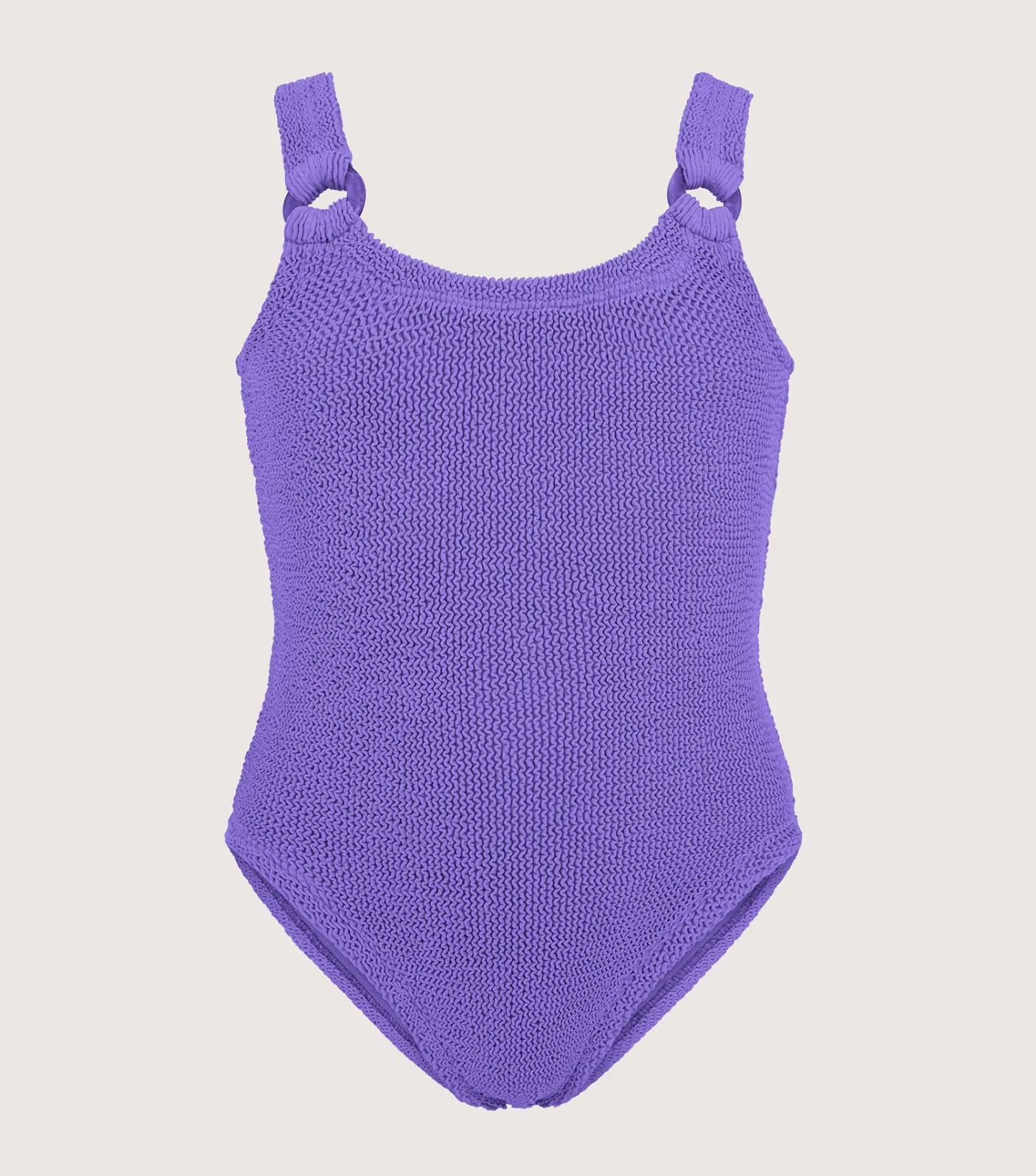 Hunza G Kids - 7-12 Yrs-Kids Domino Swim - Lilac