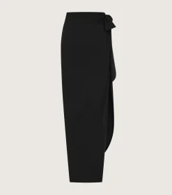 Hunza G Sarongs|Shorts And Skirts-Long Sarong - Black