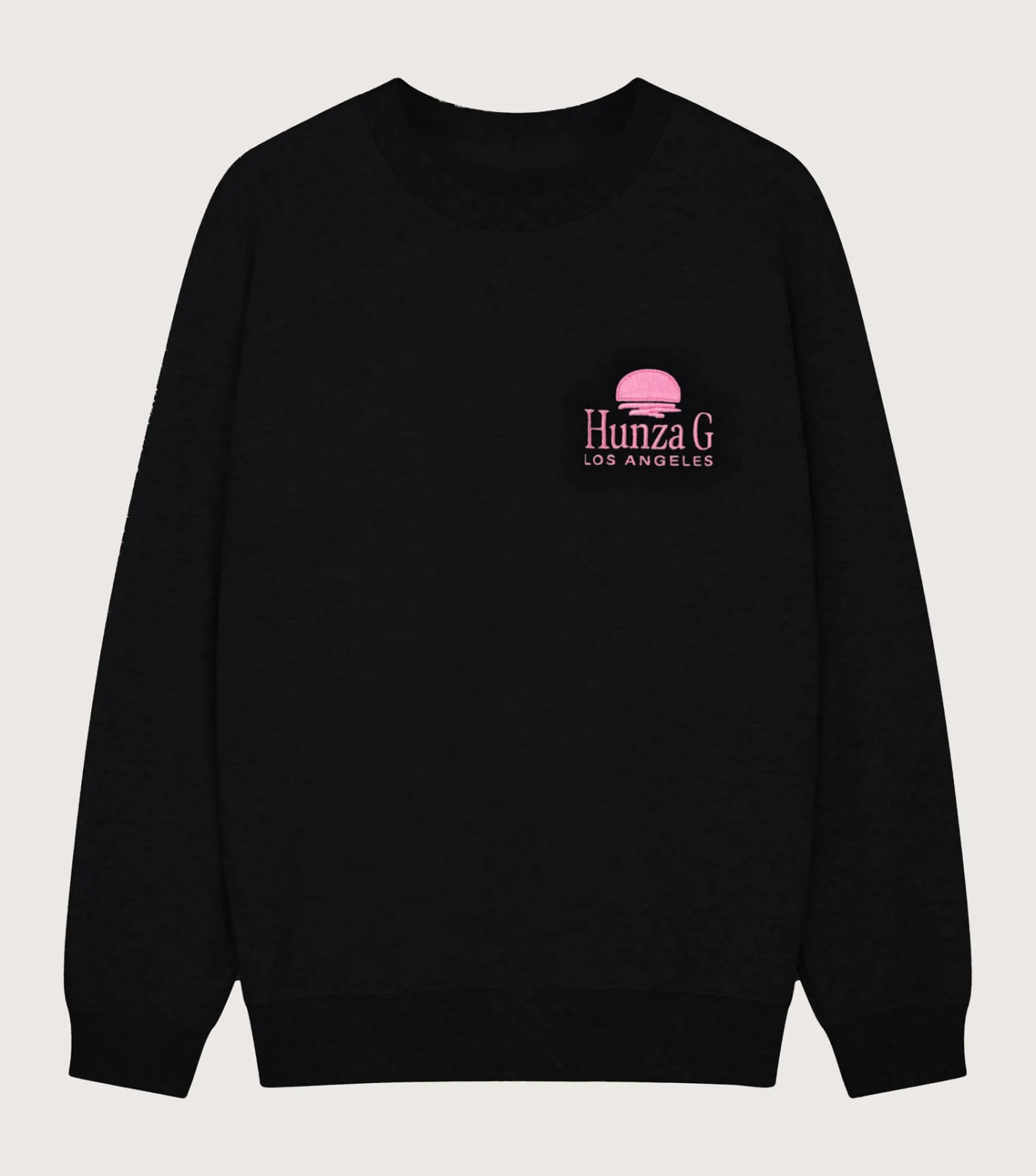 Hunza G Sweats|Shirts And Tops-Los Angeles Sweatshirt - Black