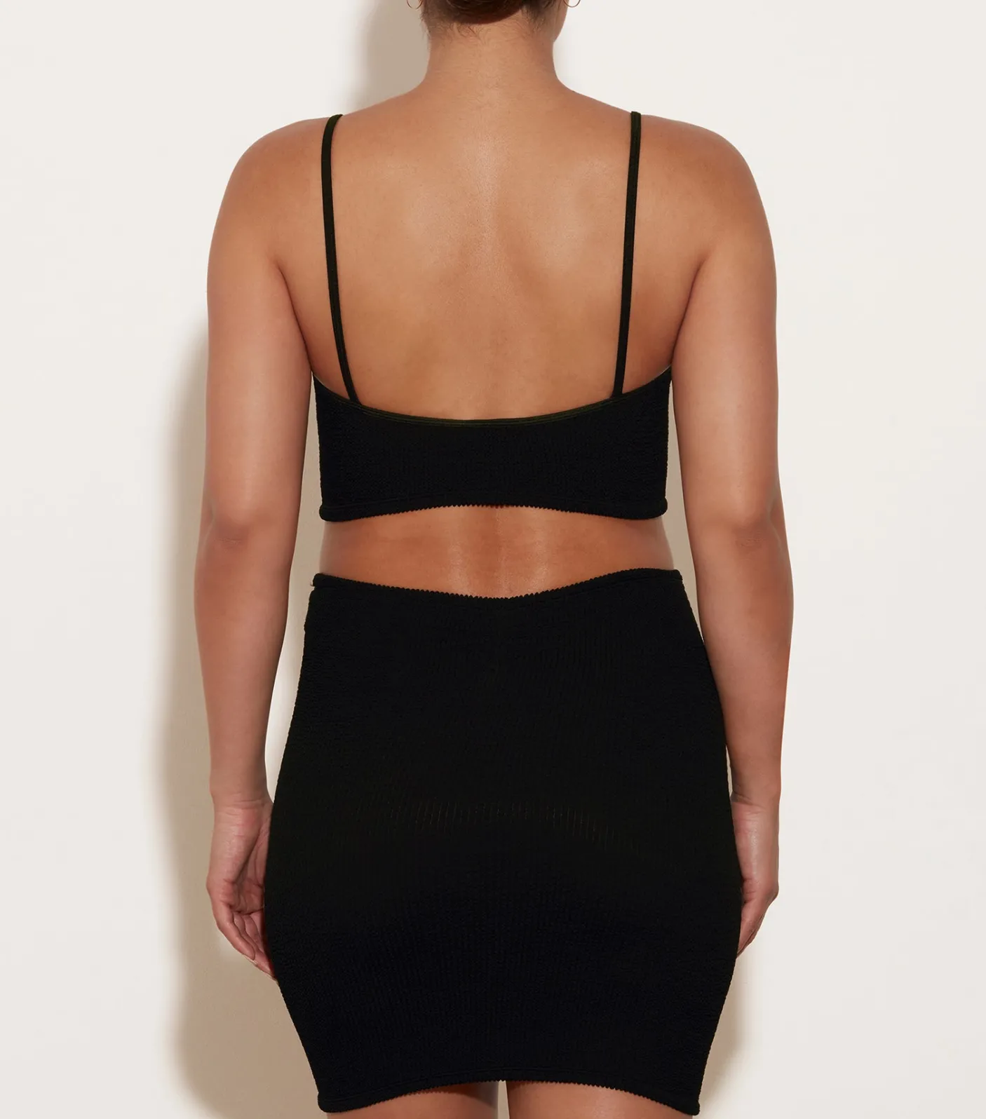 Hunza G Shorts And Skirts-Mini Skirt - Black