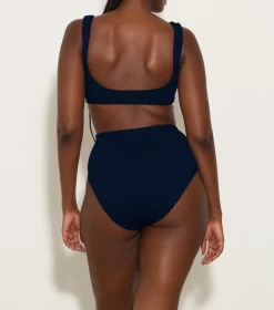 Hunza G Bralette|Bikini Sets-Nadine Bikini - Navy