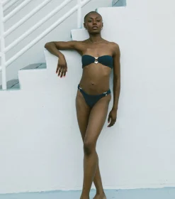 Hunza G Bikini Sets|Bandeau-Nicole Bikini - Space Blue