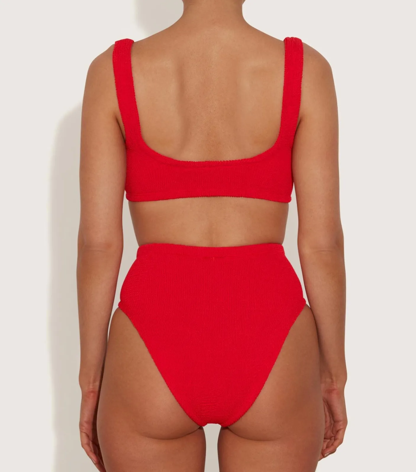 Hunza G Bikini Sets|Bralette-Patricia Bikini - Red
