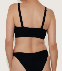 Hunza G Bikini Sets-Post Mastectomy Bikini - Black