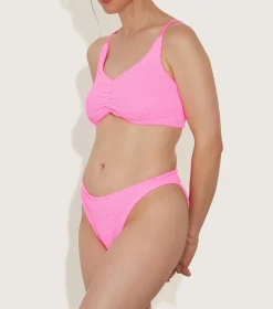 Hunza G Bikini Sets-Post Mastectomy Bikini - Bubblegum