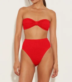 Hunza G Bikini Sets|High-Waisted-Ruby Bikini - Red