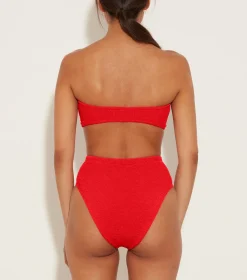 Hunza G Bikini Sets|High-Waisted-Ruby Bikini - Red
