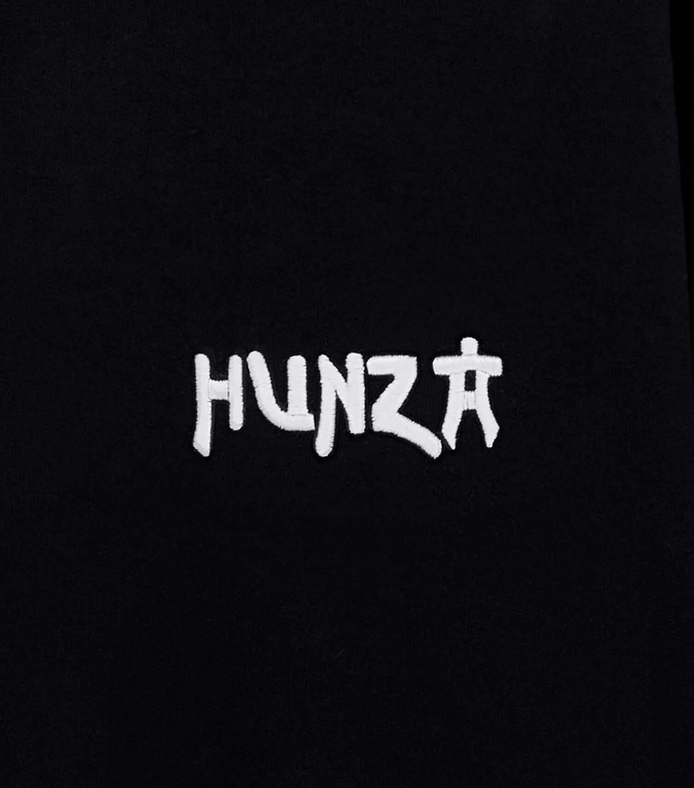 Hunza G Sweats|Shirts And Tops-80s Logo Sweatshirt - Black