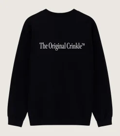 Hunza G Sweats|Shirts And Tops-80s Logo Sweatshirt - Black