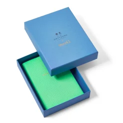 Hunza G Notebooks-Smythson X Chelsea Notebook - Lime
