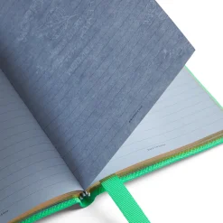 Hunza G Notebooks-Smythson X Chelsea Notebook - Lime
