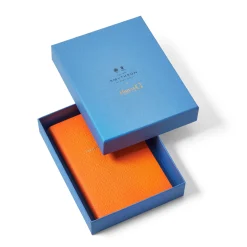 Hunza G Notebooks-Smythson X Chelsea Notebook - Orange