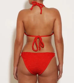 Hunza G Triangle|Bikini Sets-Tammy Bikini - Red