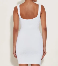 Hunza G Dresses-Tank Dress - White