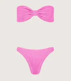 Hunza G Bikini Sets-Tina Bikini - Bubblegum
