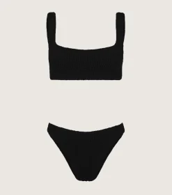 Hunza G Bikini Sets|Bralette-Xandra Bikini - Black