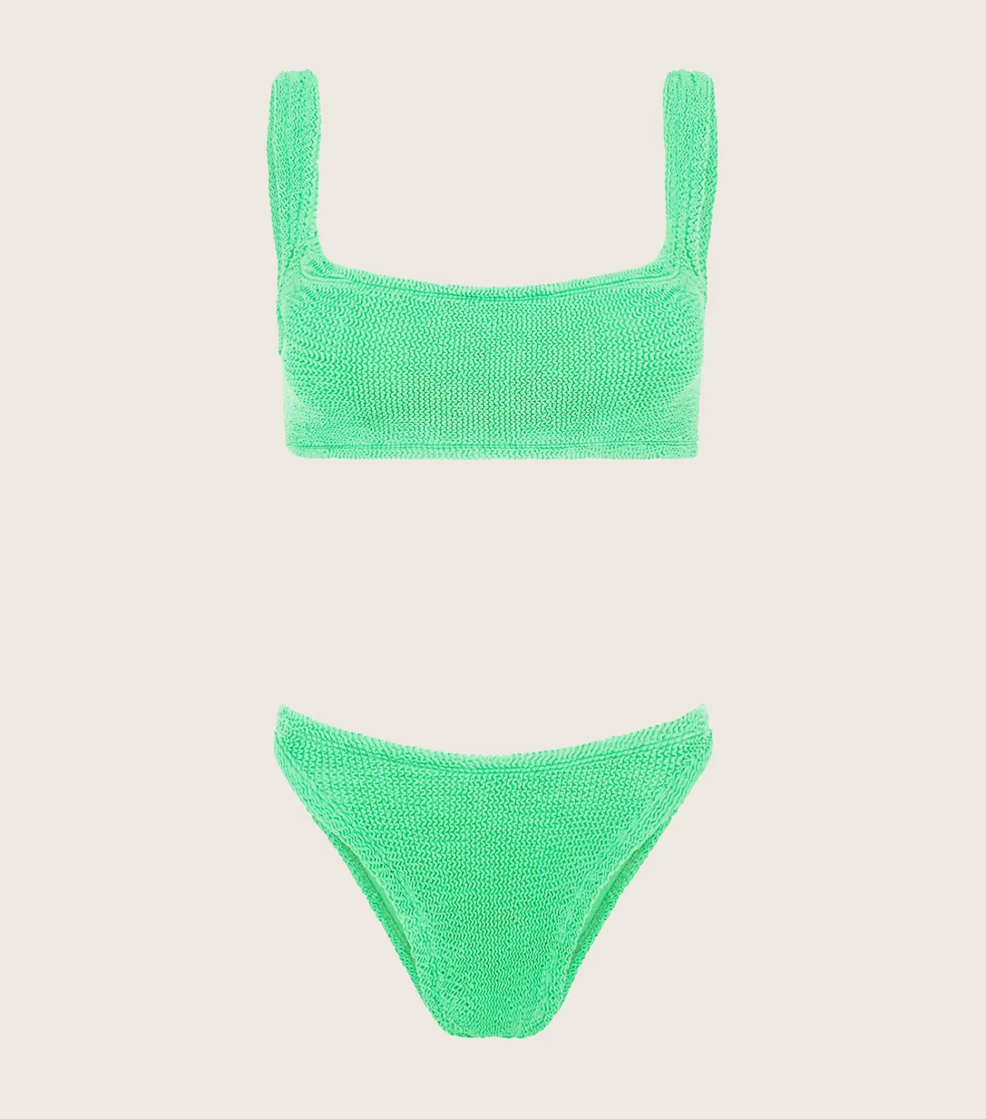 Hunza G Bikini Sets|Bralette-Xandra Bikini - Lime